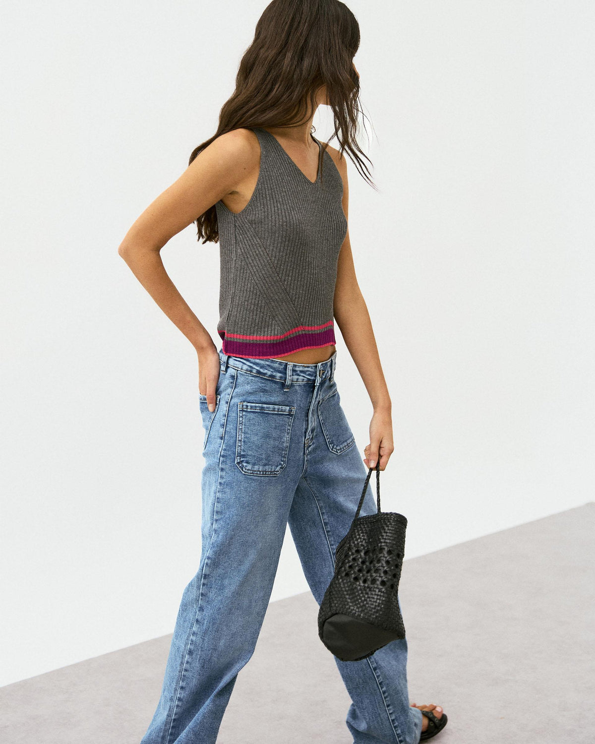 JEANS STRAIGHT BOLSILLOS PLASTON