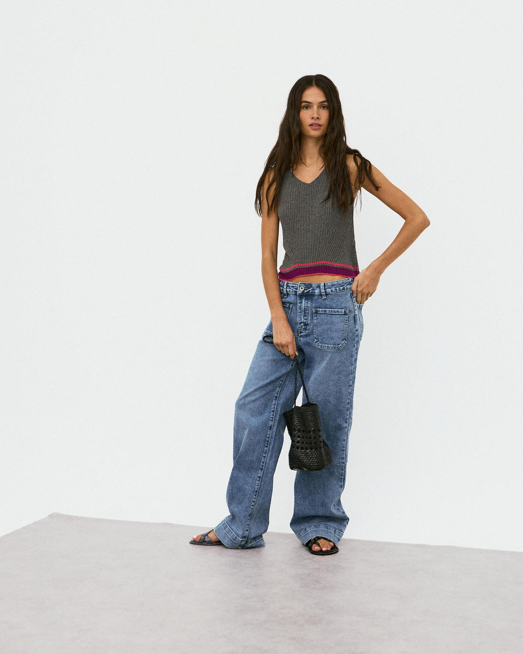 JEANS STRAIGHT BOLSILLOS PLASTON
