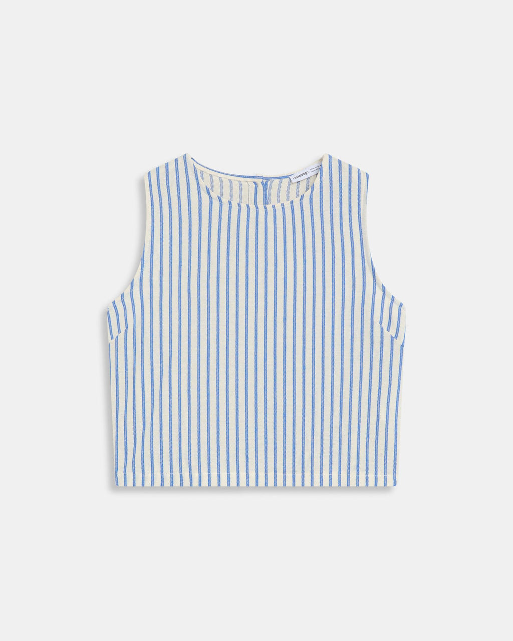TOP SIN MANGAS CUELLO REDONDO RAYAS