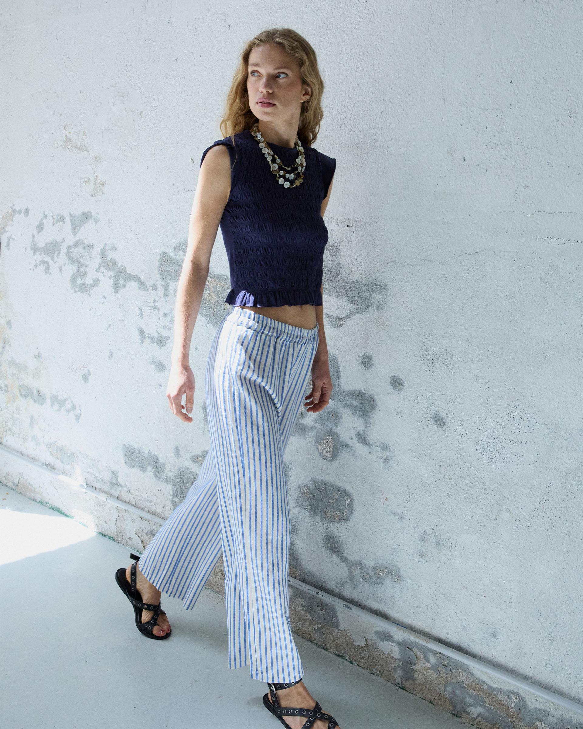 PANTALON FLUIDO RAYAS