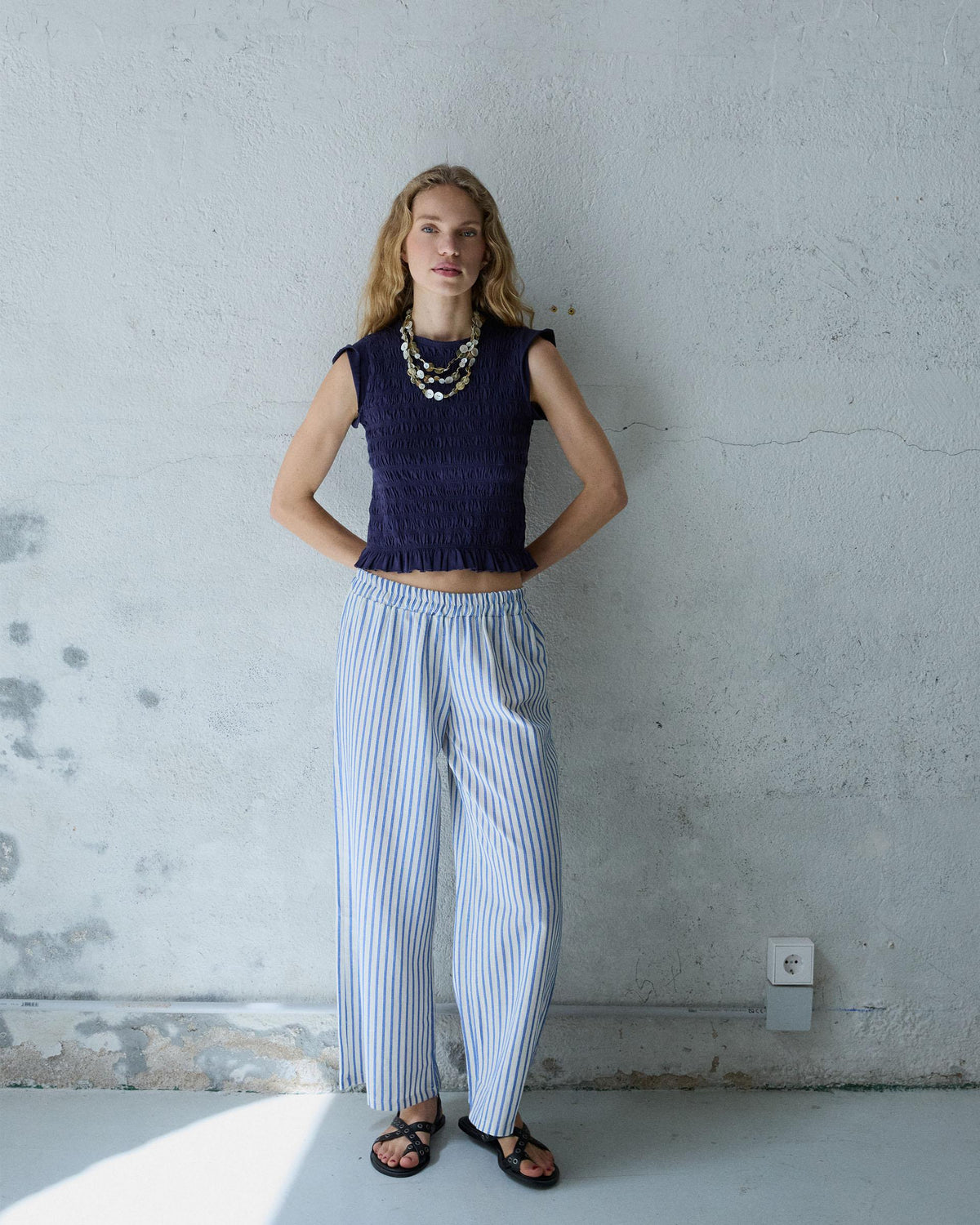PANTALON FLUIDO RAYAS