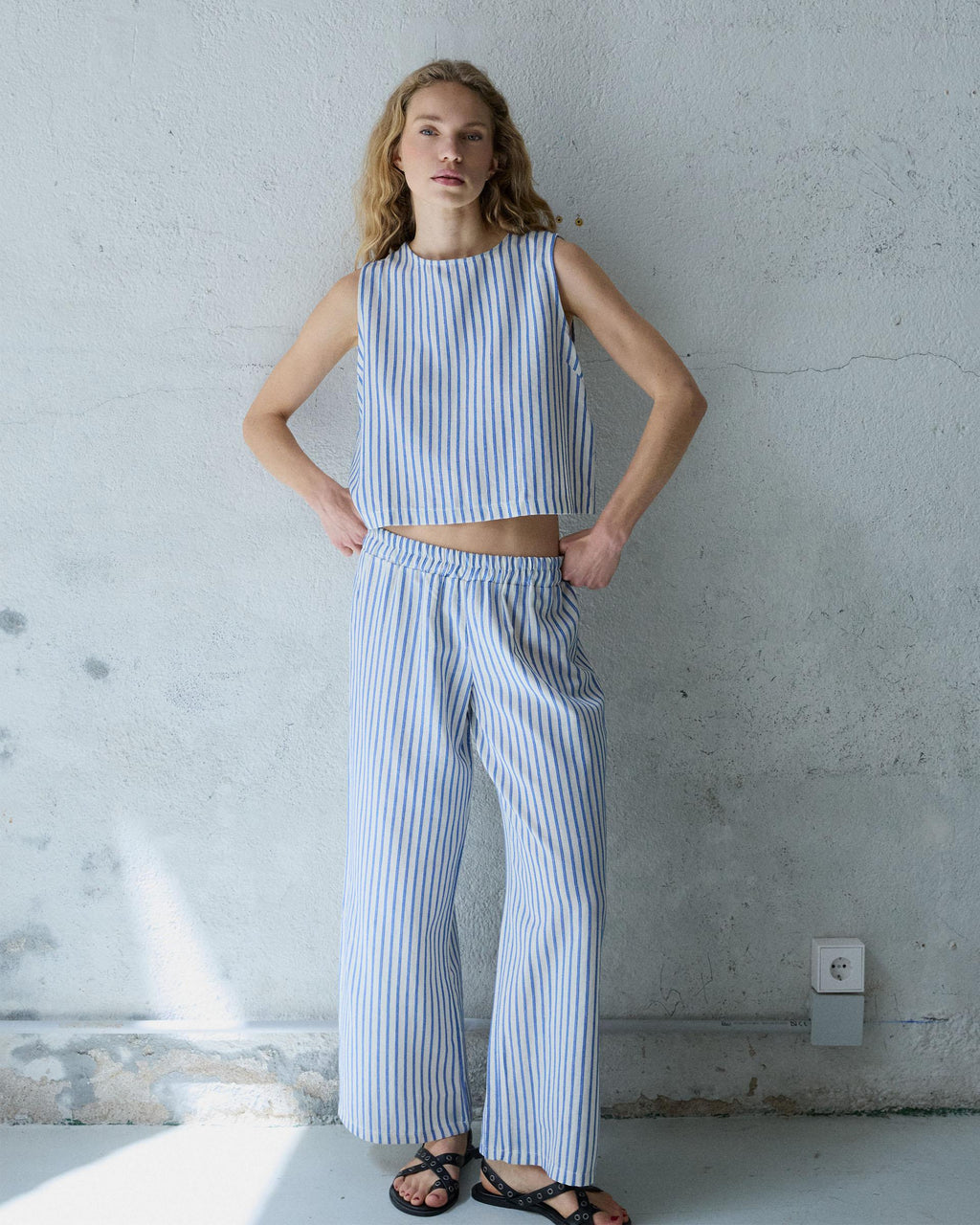 PANTALON FLUIDO RAYAS
