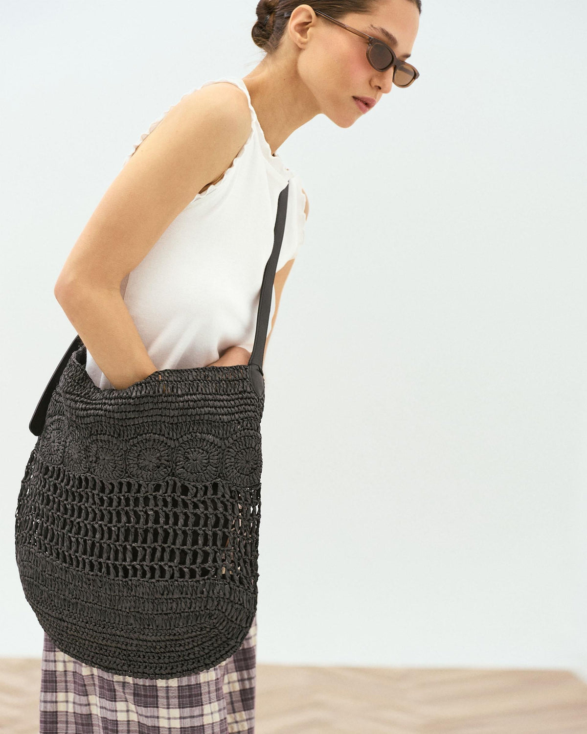 BOLSO HOMBRO RAFIA TROQUELADOS