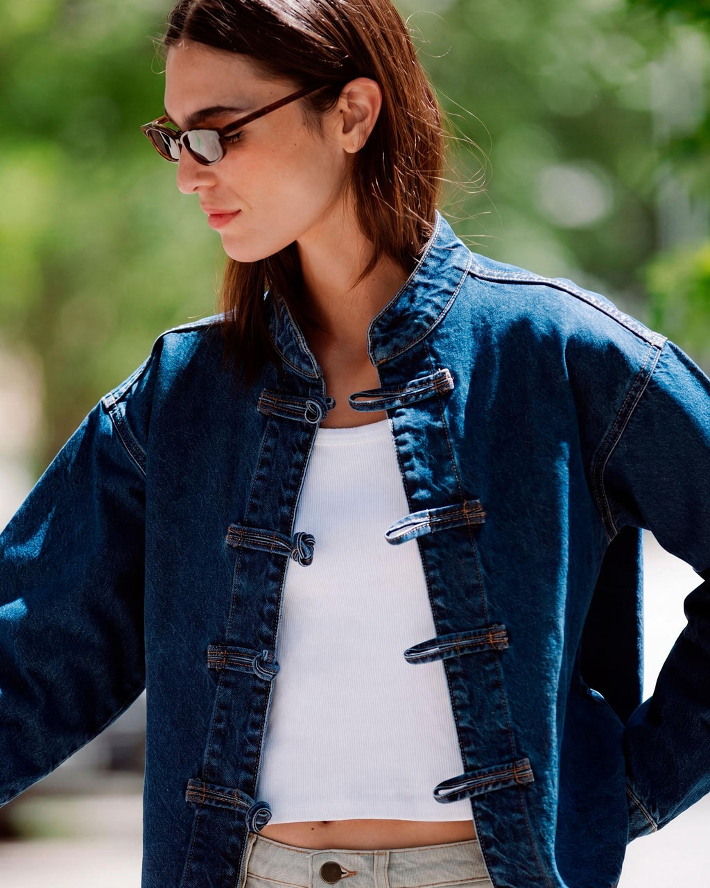 CAZADORA DENIM ALAMARES