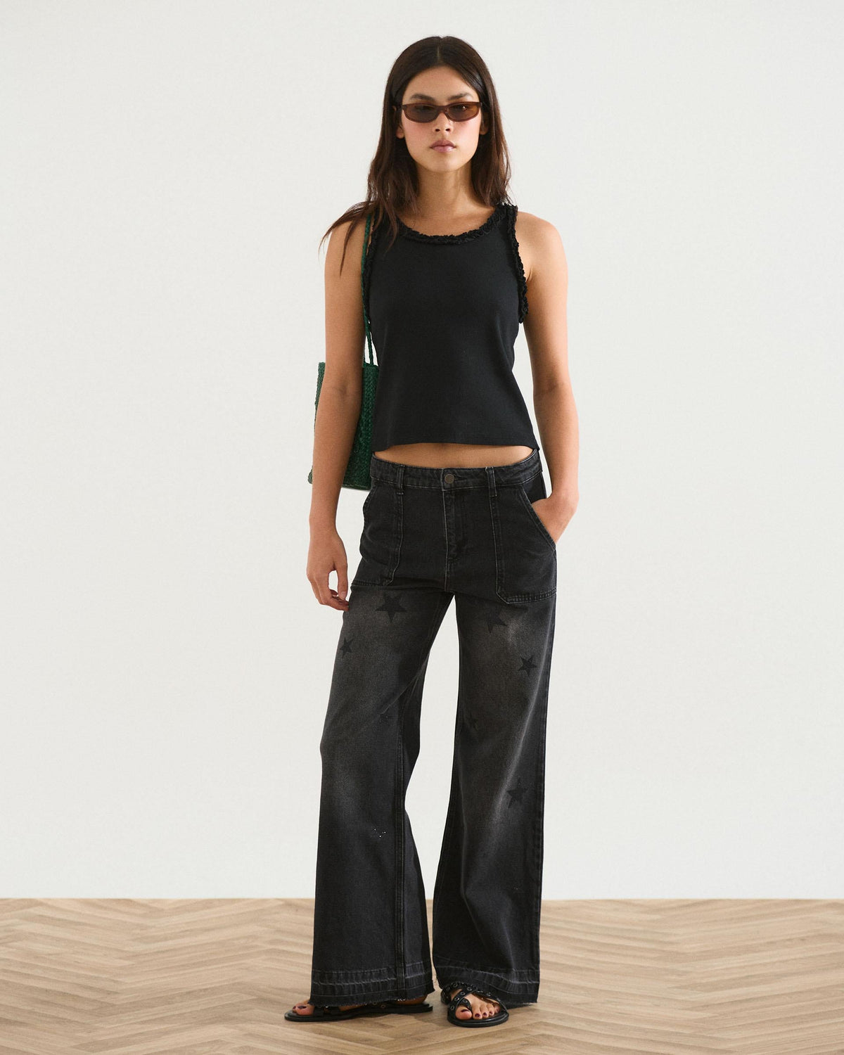 JEANS WORKER ESTRELLAS BRILLOS