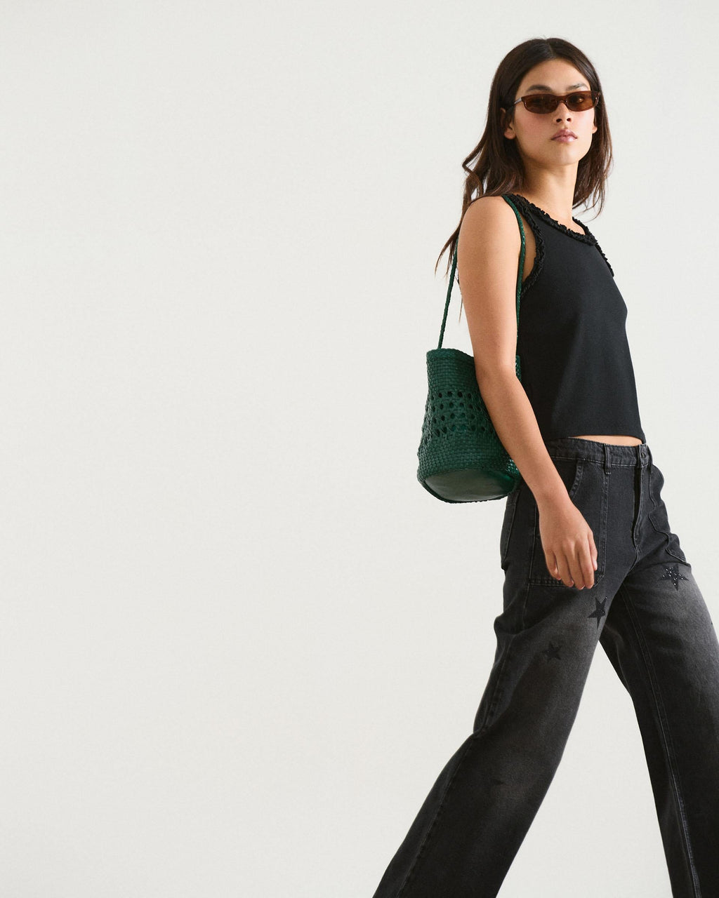 JEANS WORKER ESTRELLAS BRILLOS