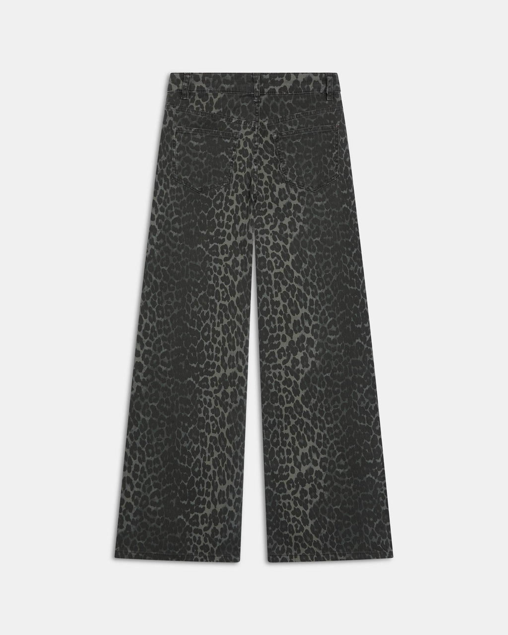 JEANS WIDE LEG ANIMAL PRINT