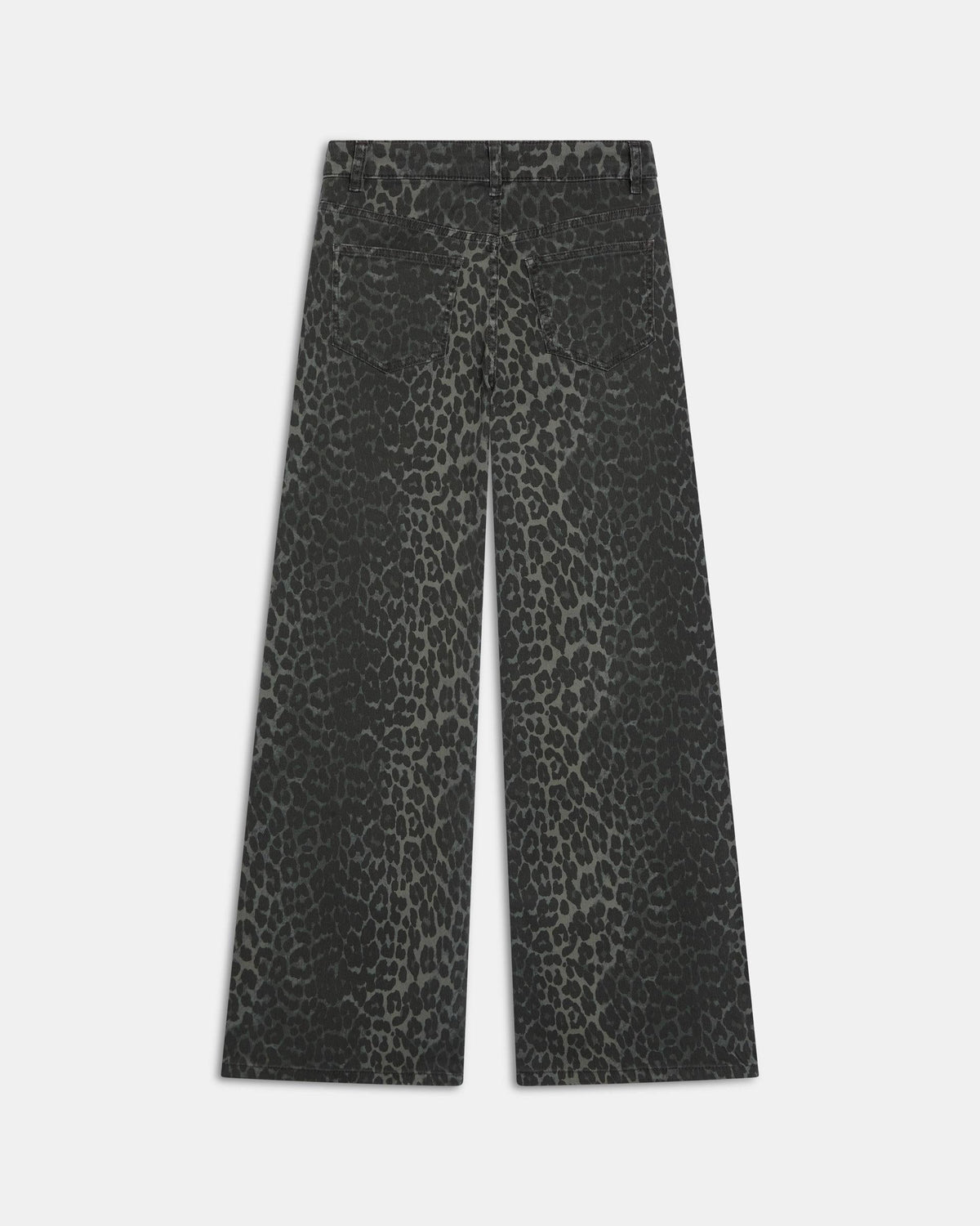 JEANS WIDE LEG ANIMAL PRINT