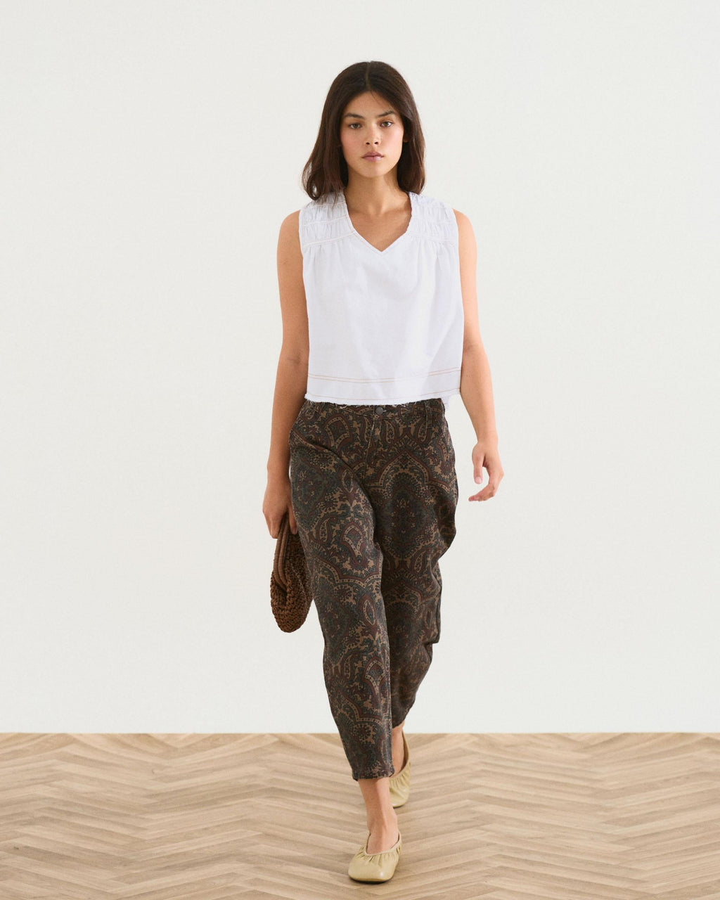 PANTALÓN BALLOON ESTAMPADO INDIO