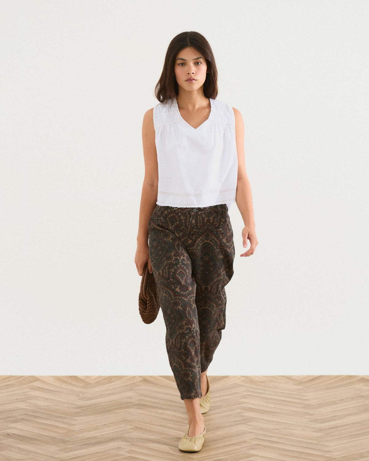 PANTALÓN BALLOON ESTAMPADO INDIO