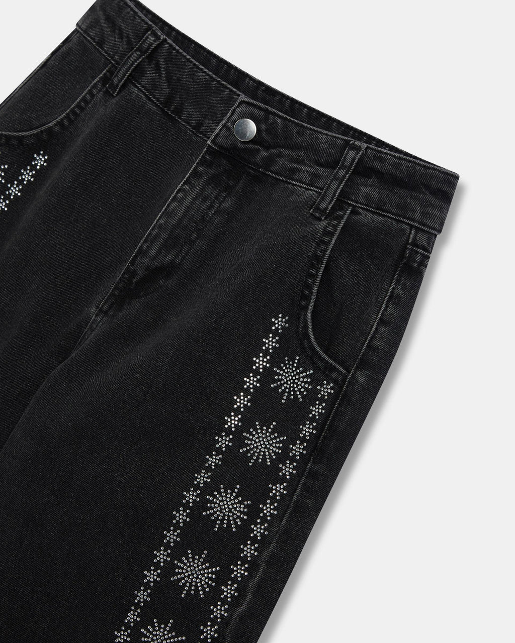 JEANS BRILLOS LATERALES