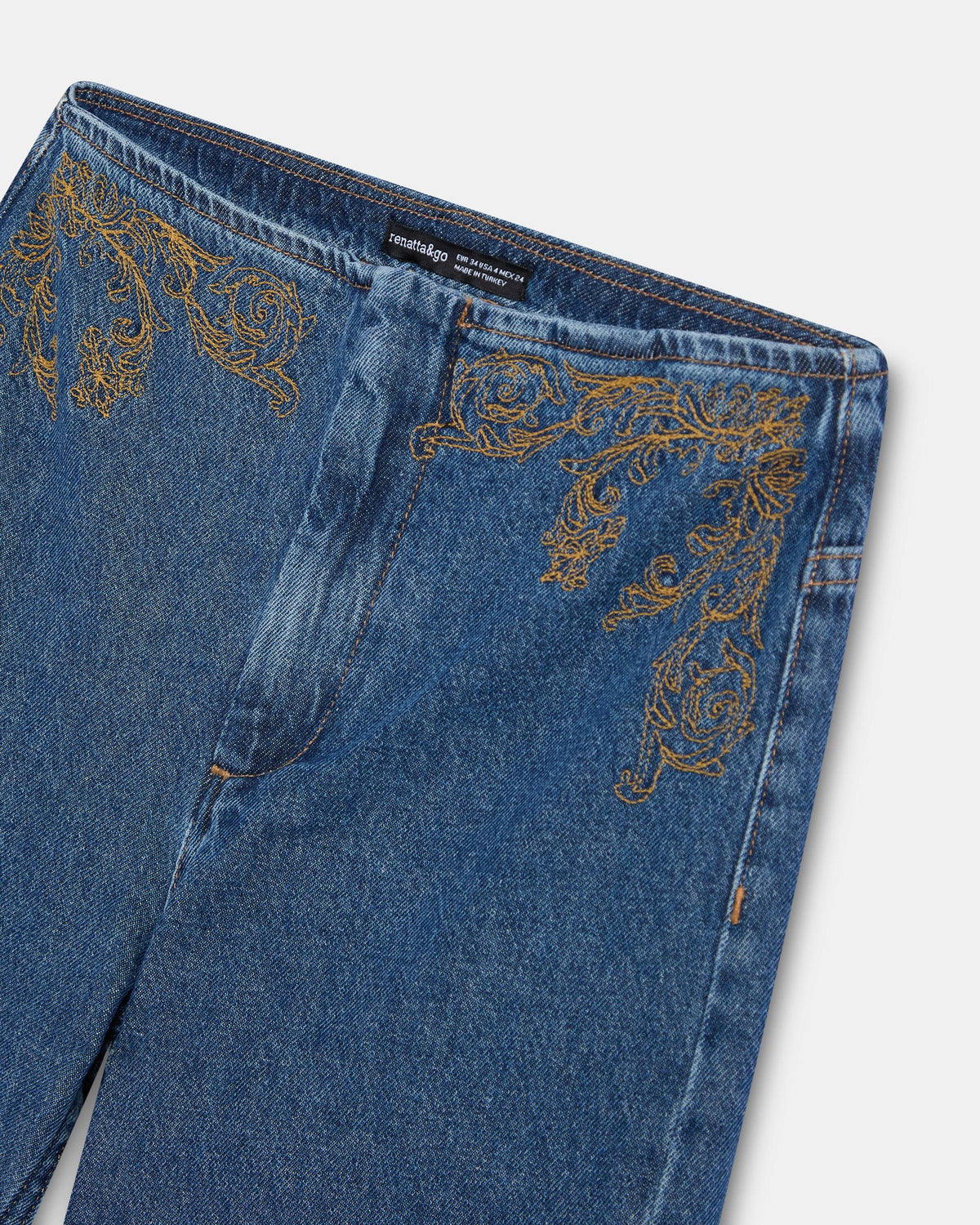 JEANS BORDADOS ETNICOS