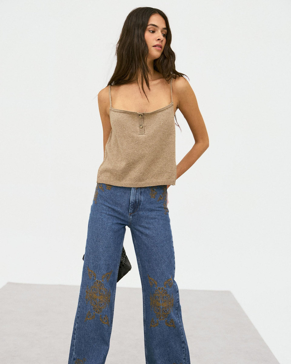 JEANS BORDADOS ETNICOS
