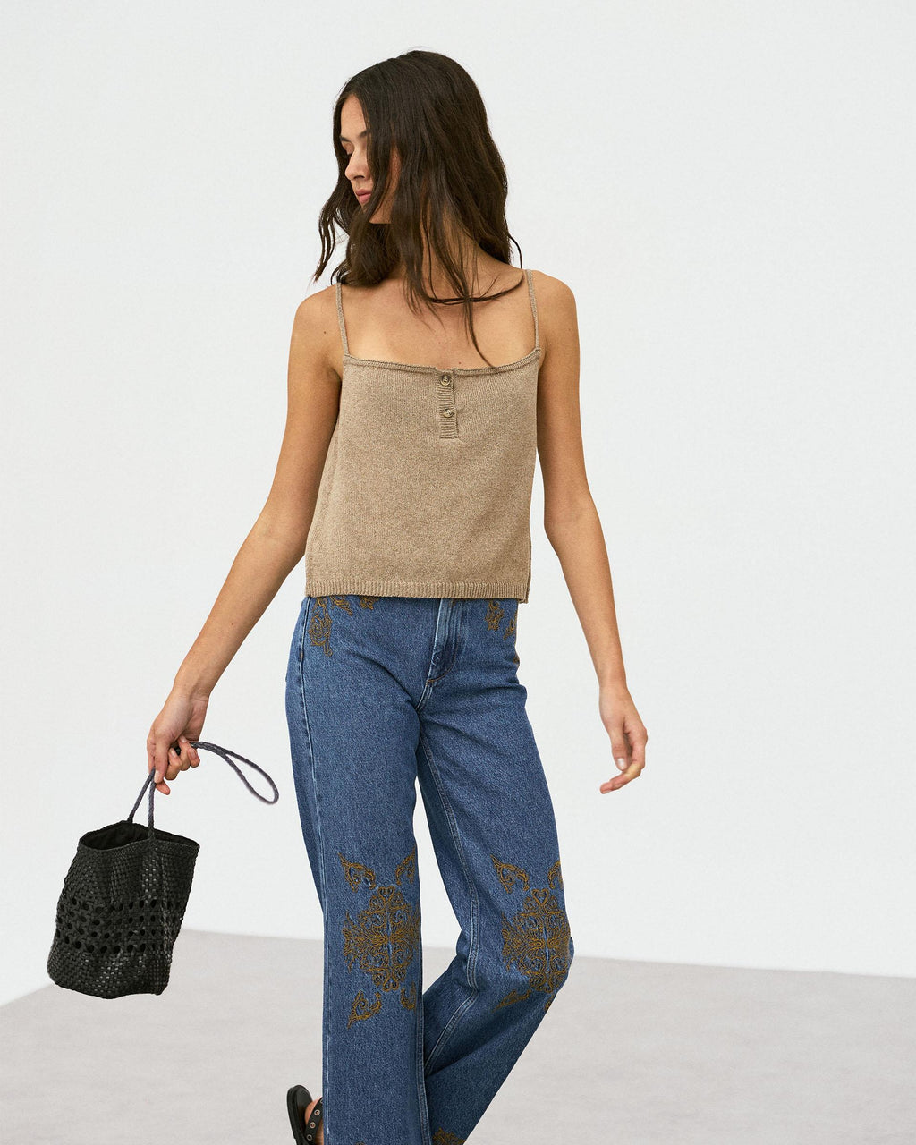 JEANS BORDADOS ETNICOS