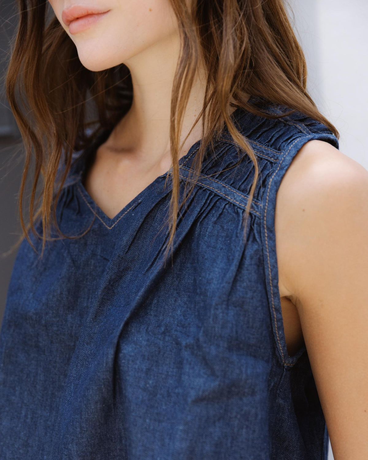 TOP GOMAS DENIM