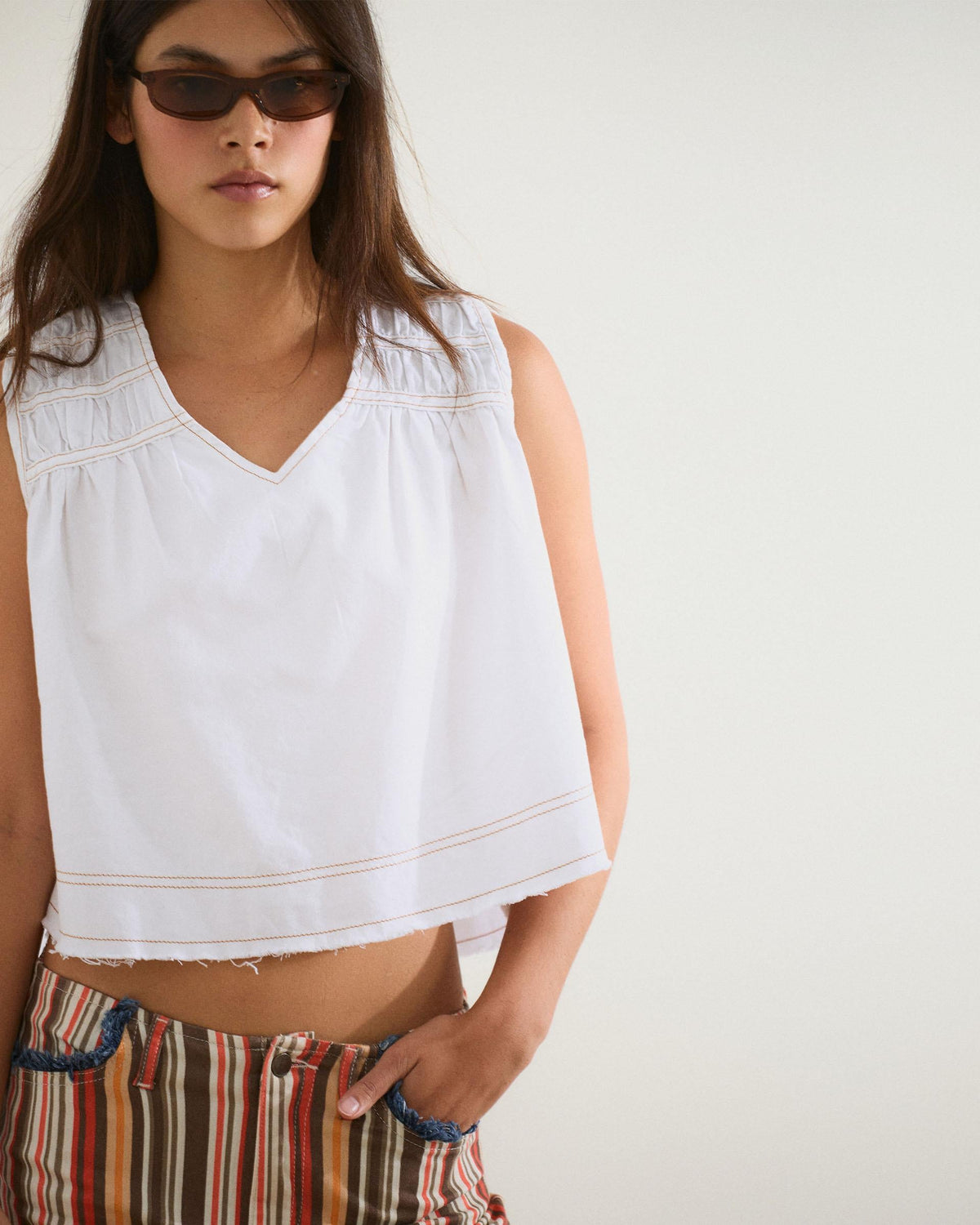 TOP GOMAS DENIM