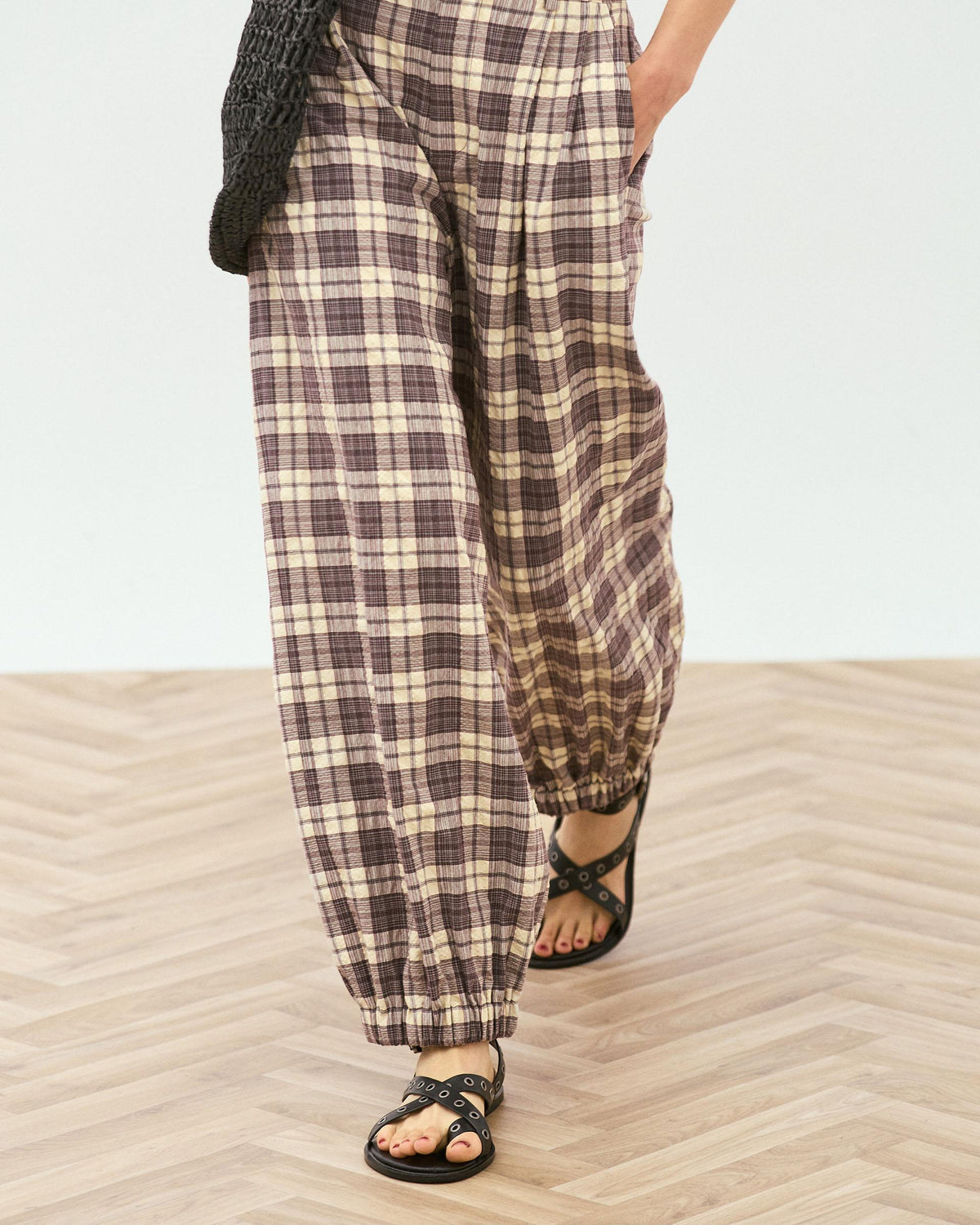 PANTALÓN BOMBACHO CUADROS
