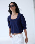 BLUSA ESCOTE CUADRADO PUNTILLAS