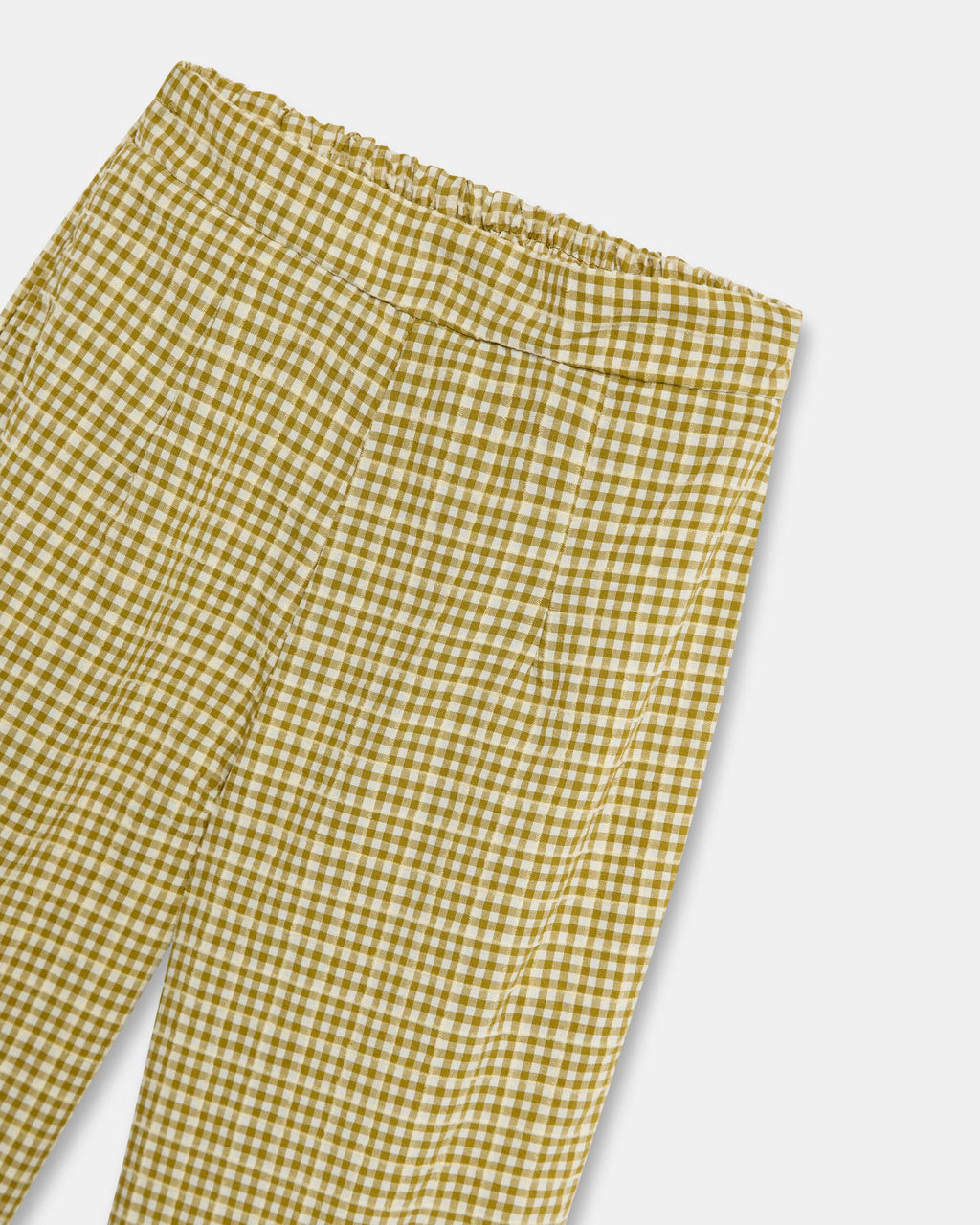 PANTALON CUADROS VOLANTE BAJO