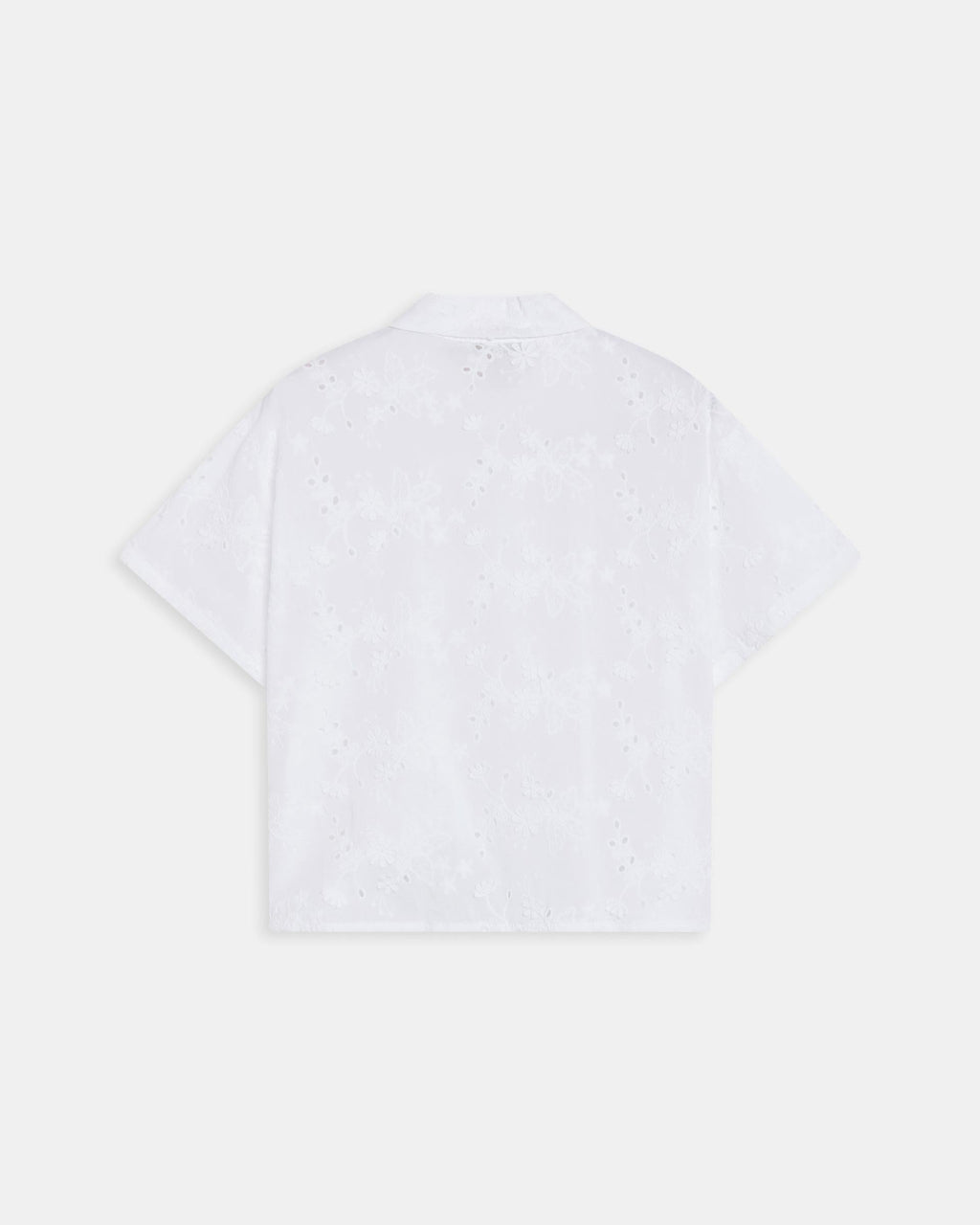 CAMISA MANGA CORTA TROQUELADOS