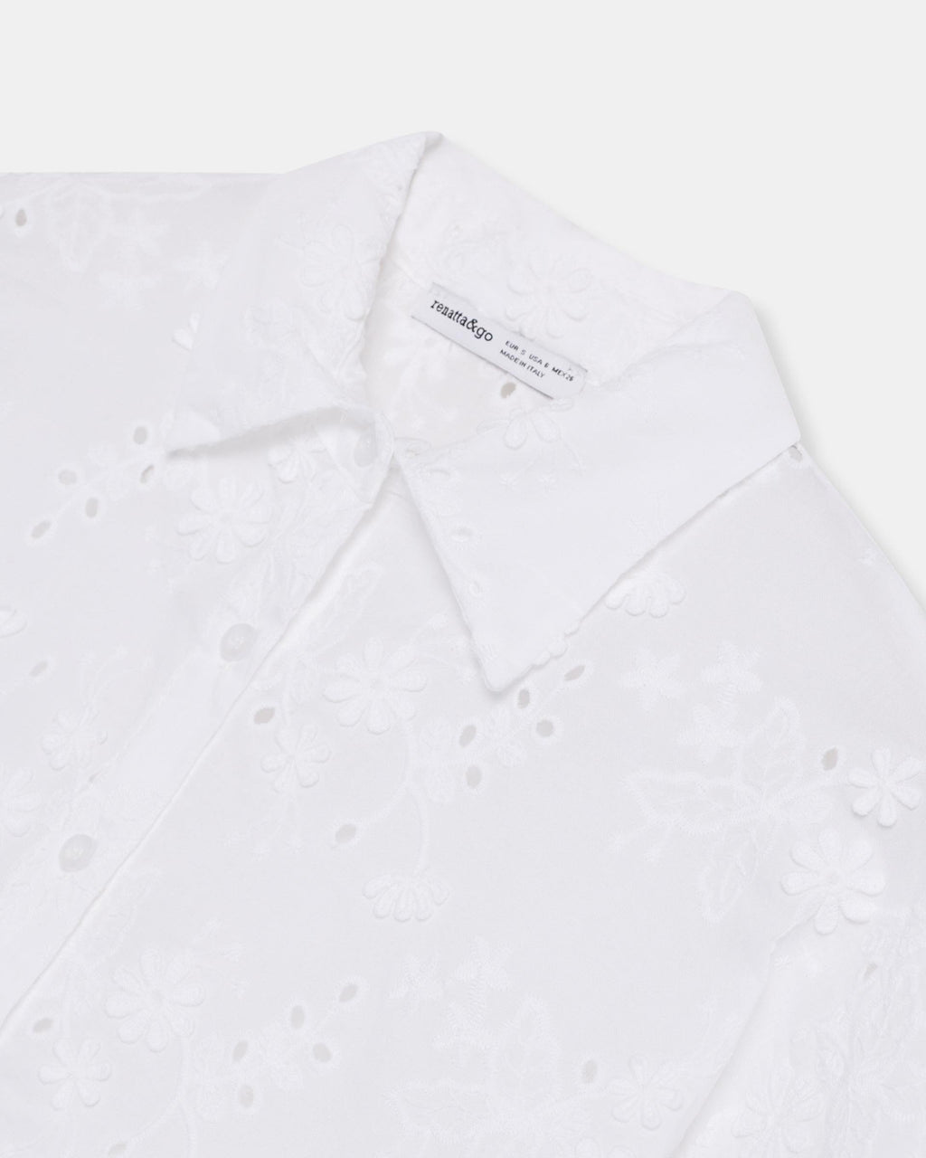CAMISA MANGA CORTA TROQUELADOS