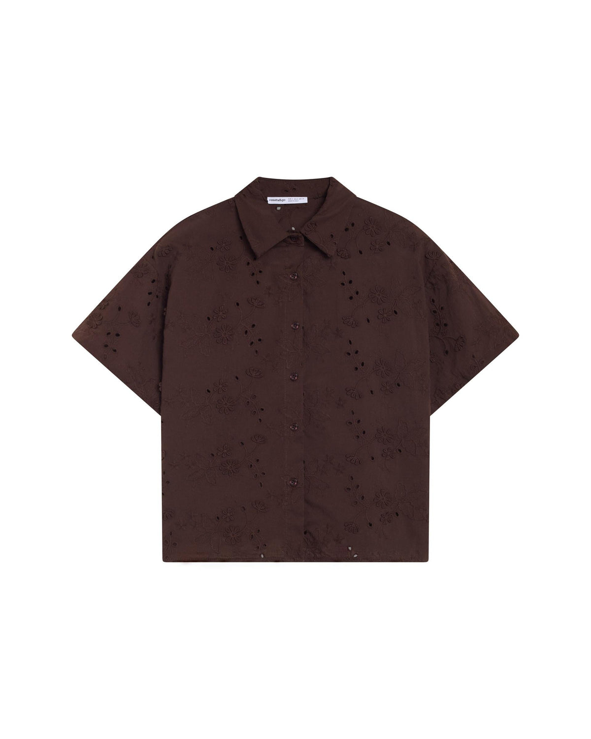 CAMISA MANGA CORTA TROQUELADOS