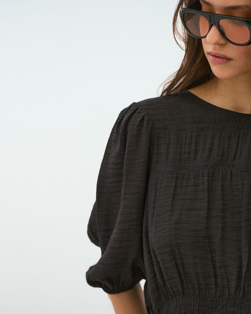 BLUSA GOMAS MANGA FRANCESA