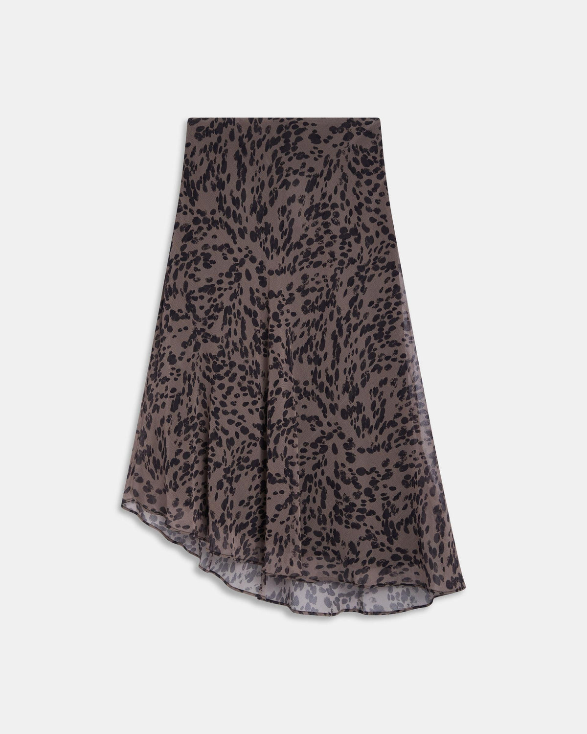 FALDA ASIMETRICA ANIMAL PRINT