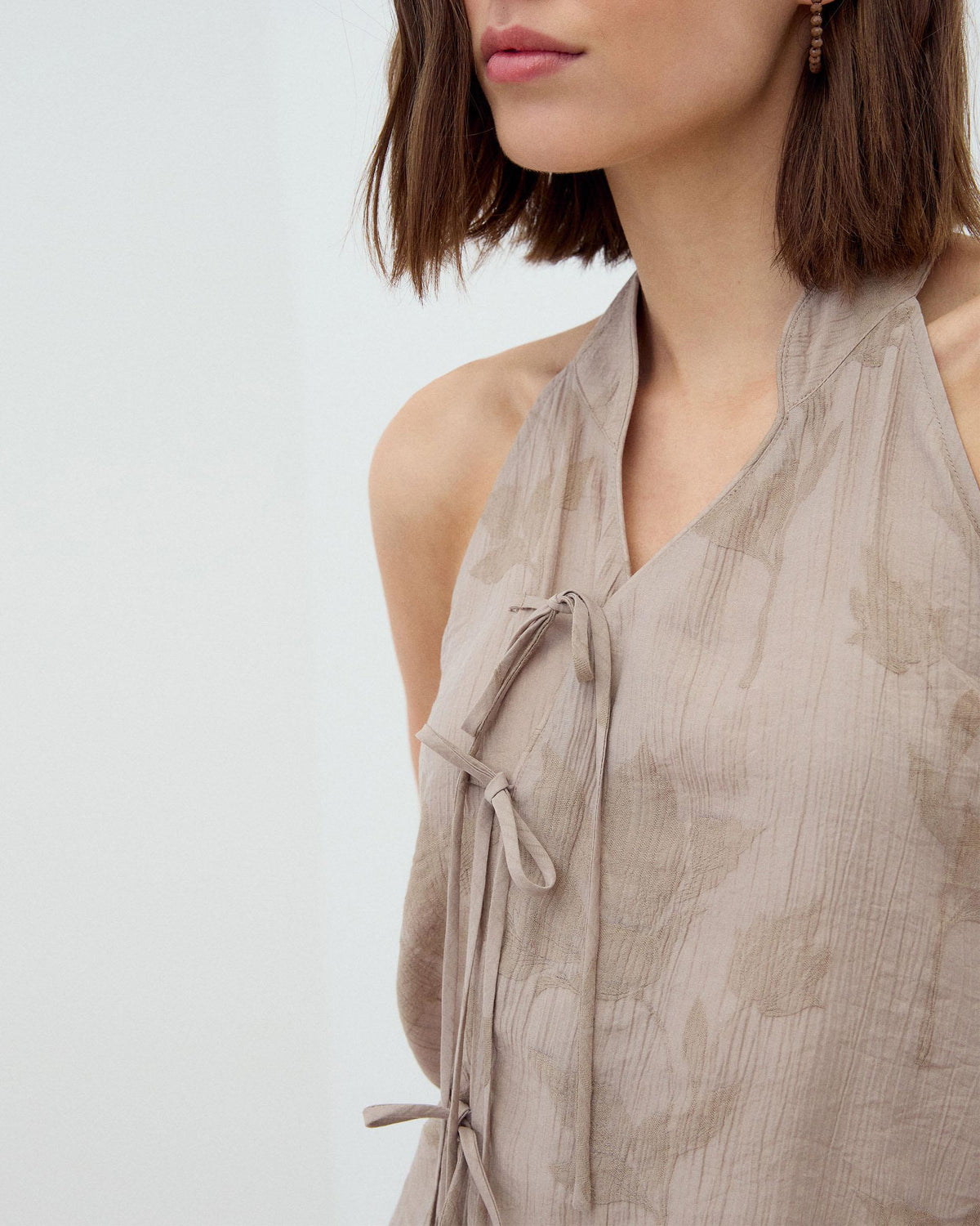 TOP HALTER LAZADAS ESTAMPADO