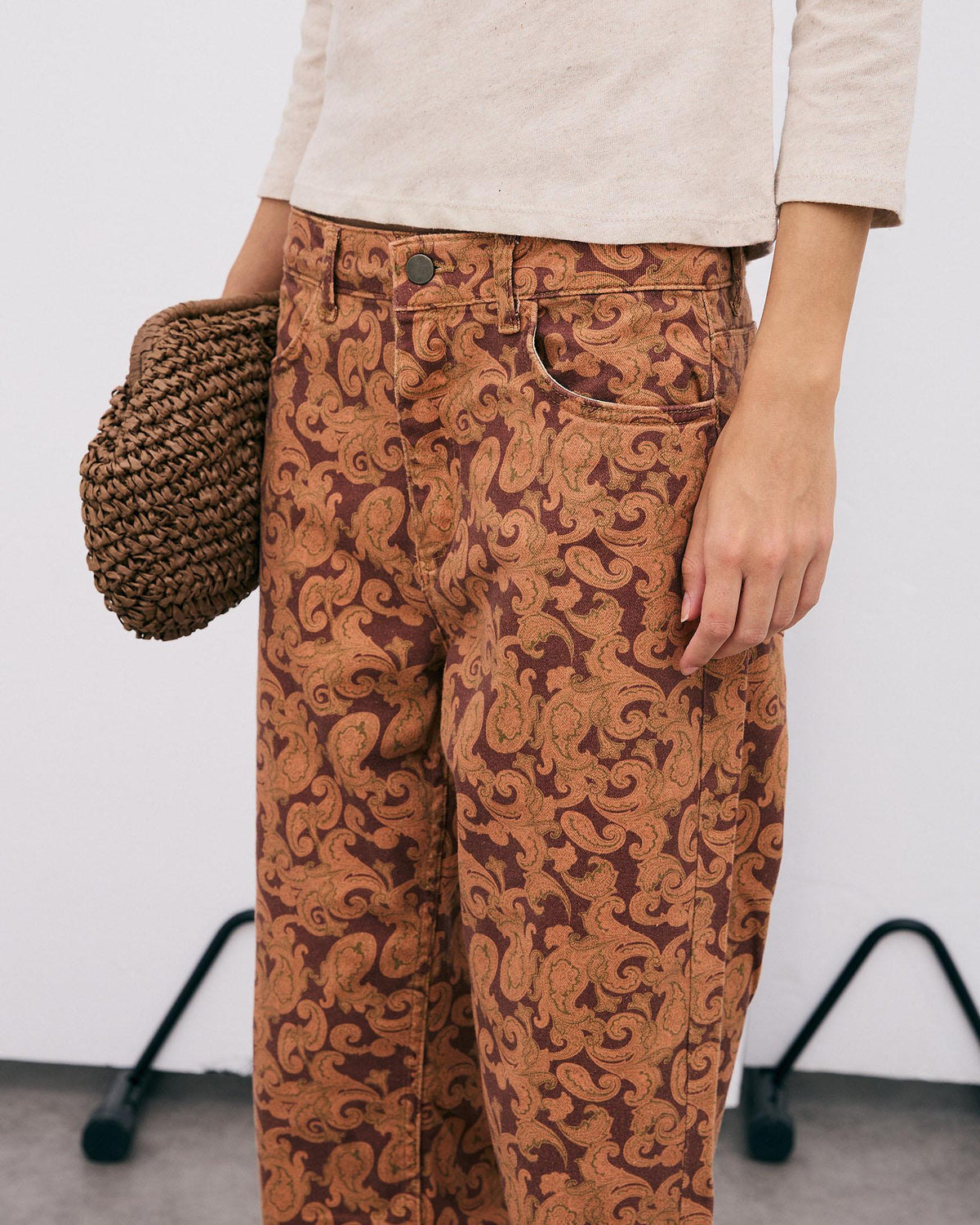 JEANS ESTAMPADO PAISLEY