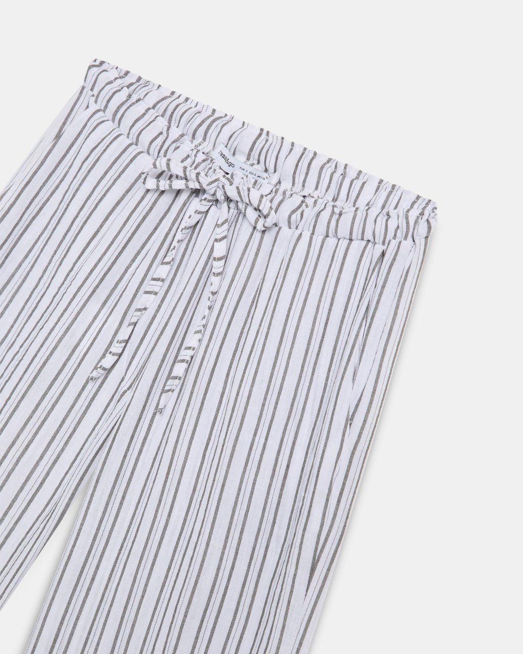 PANTALÓN FLUIDO RAYAS CINTURILLA LAZADA