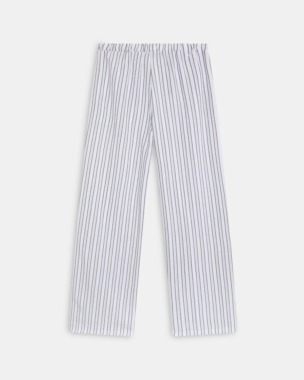 PANTALÓN FLUIDO RAYAS CINTURILLA LAZADA