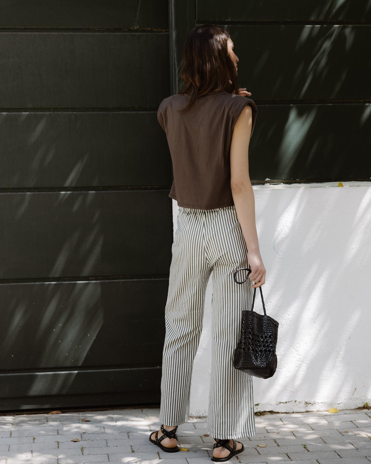 PANTALÓN RAYAS BOLSILLOS CONTRASTE