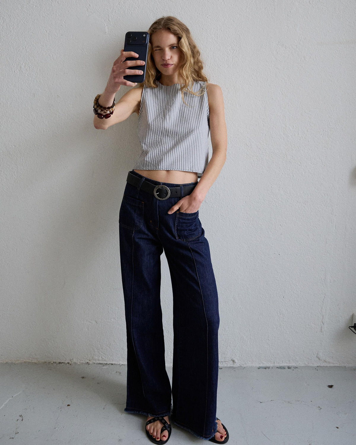 TOP RAYAS BICOLOR