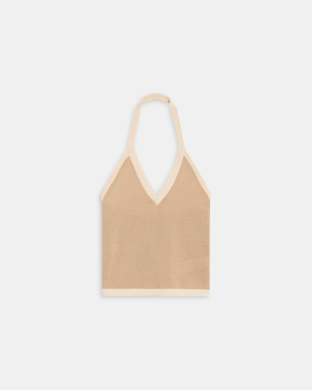 TOP PUNTO HALTER CONTRASTE