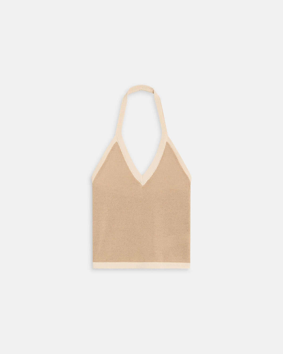 TOP PUNTO HALTER CONTRASTE