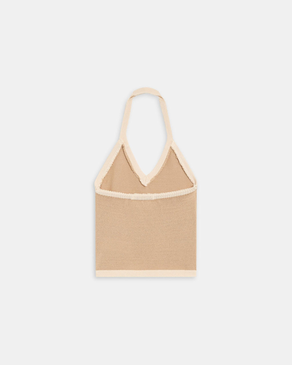 TOP PUNTO HALTER CONTRASTE