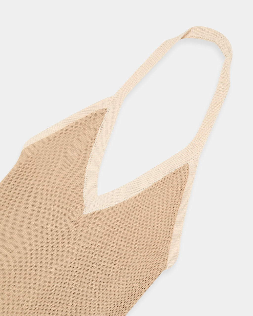 TOP PUNTO HALTER CONTRASTE