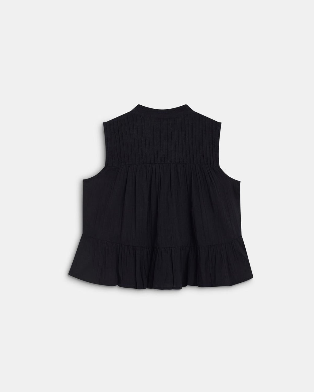 BLUSA SIN MANGAS ALAMARES