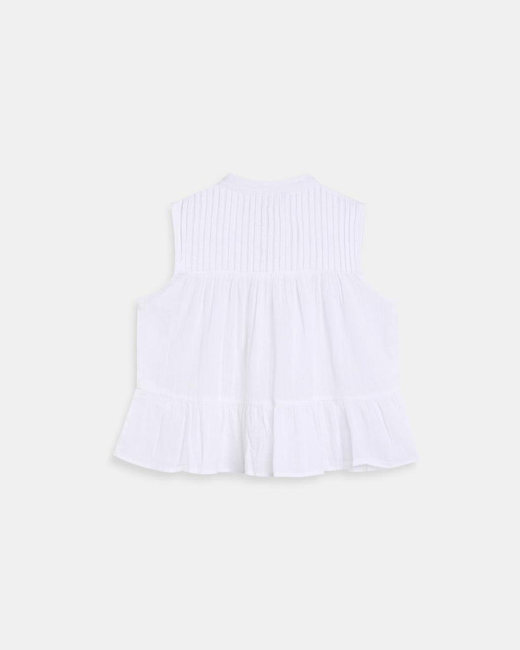 BLUSA SIN MANGAS ALAMARES