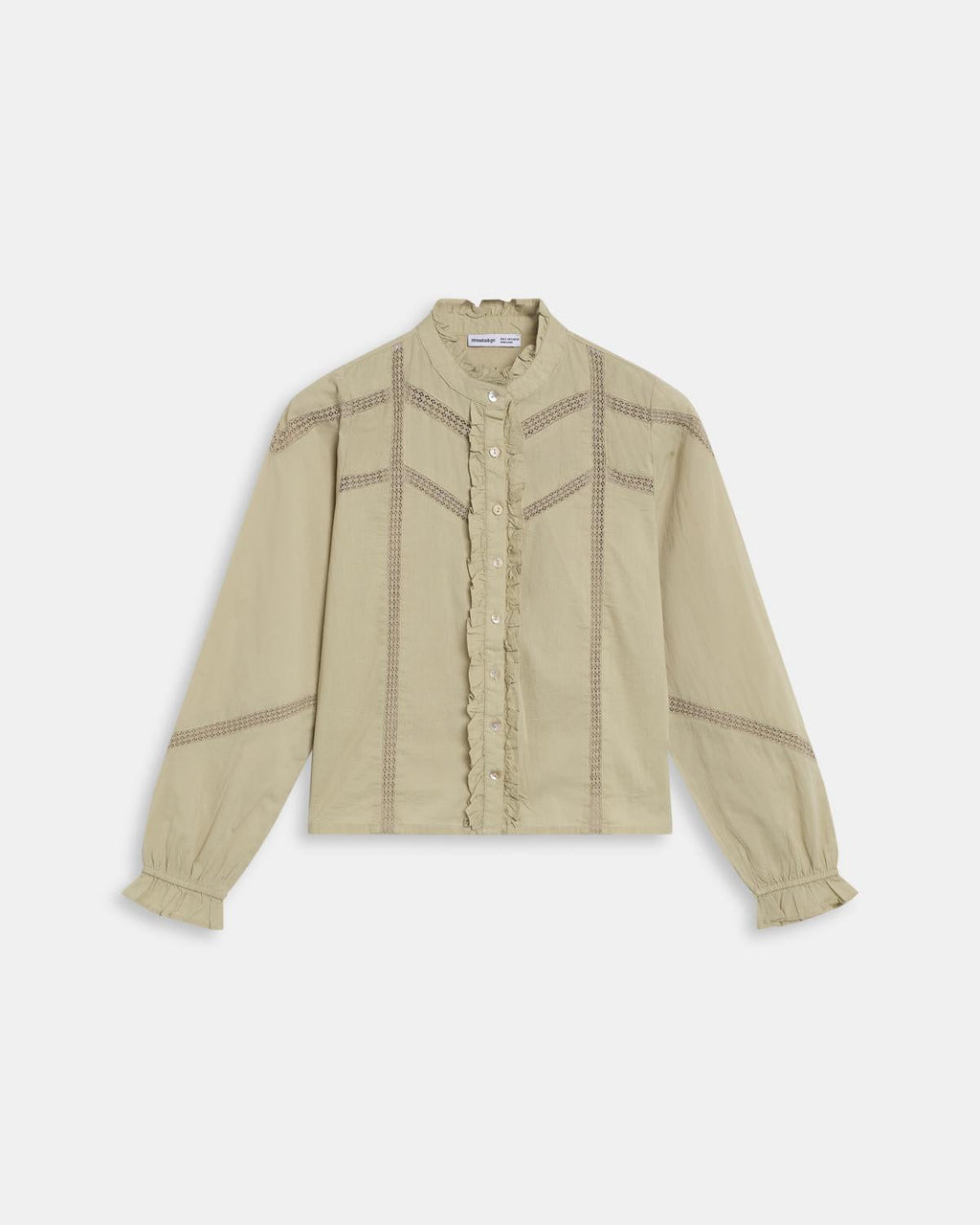 BLUSA PUNTILLAS VOLANTE DELANTERO