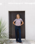 BLUSA DETALLES CANESU ESTAMPADA