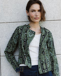 CHAQUETA BOTONES TAPETA ESTAMPADO