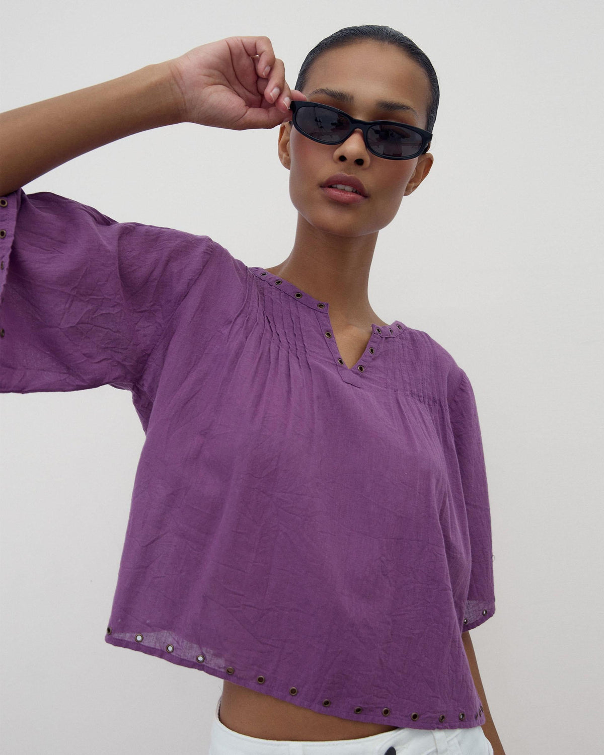 BLUSA ARANDELAS