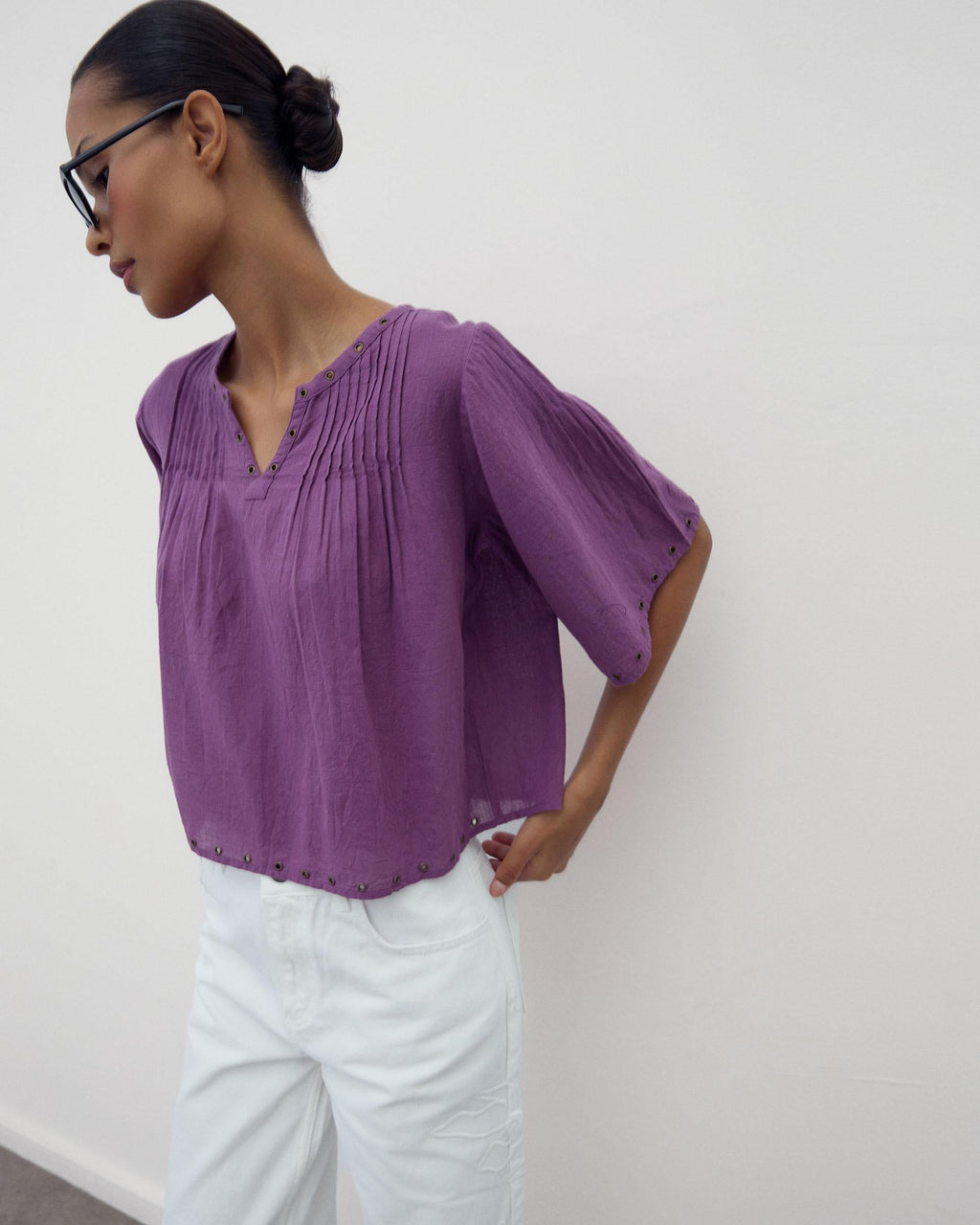 BLUSA ARANDELAS