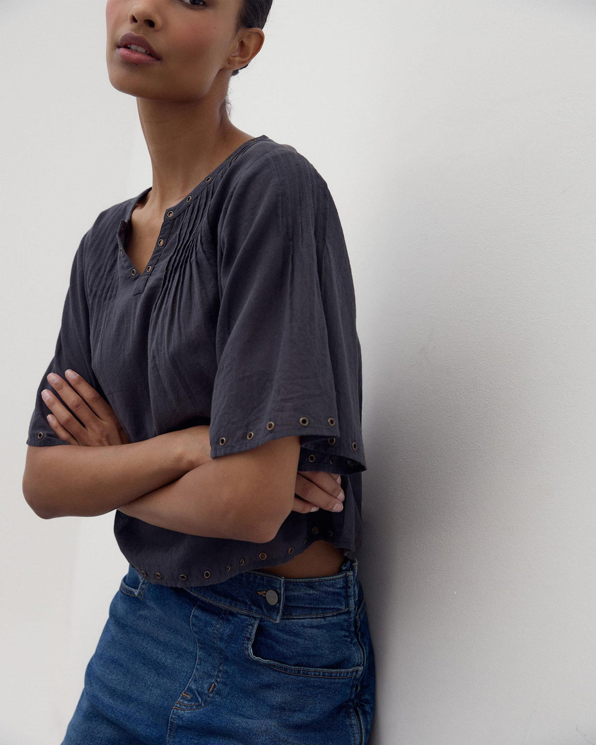 BLUSA ARANDELAS