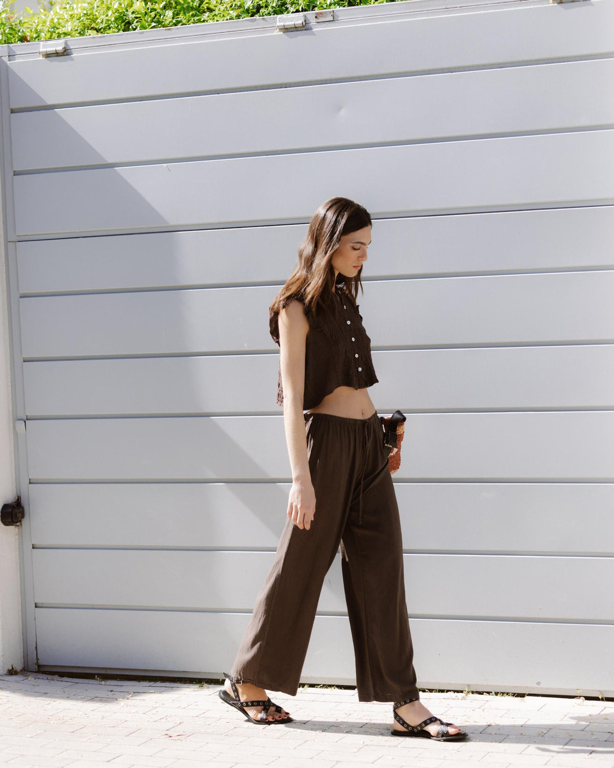 PANTALÓN ANCHO LINO