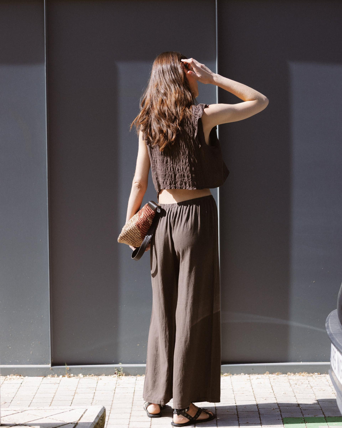 PANTALÓN ANCHO LINO