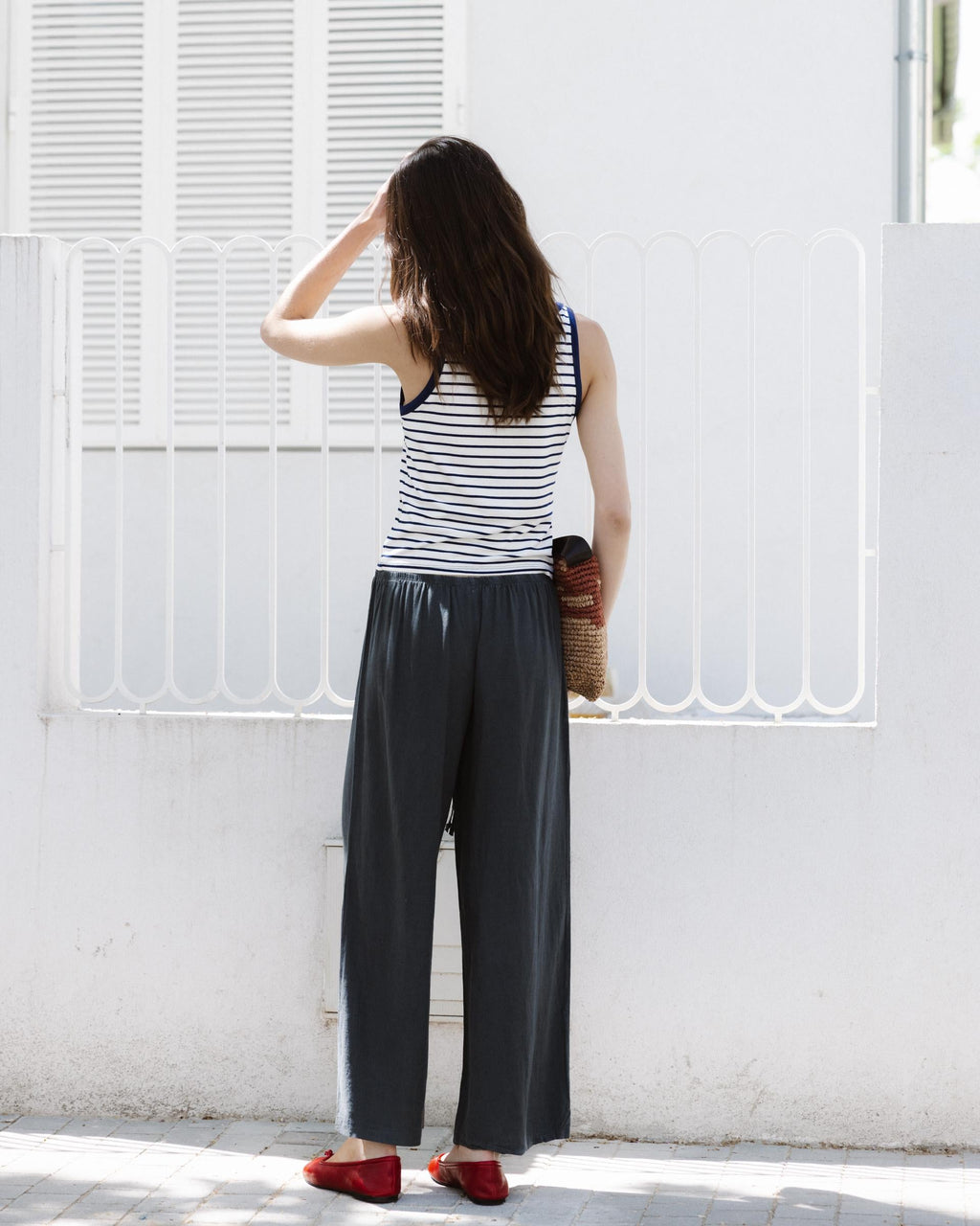 PANTALÓN ANCHO LINO
