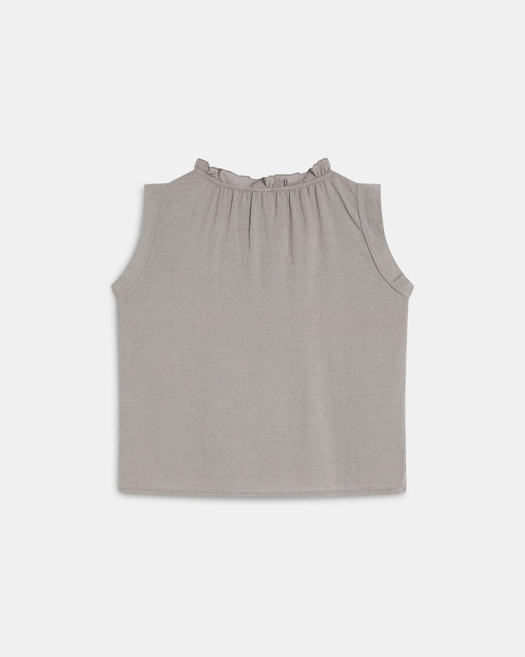 TOP LINO VOLANTE CUELLO